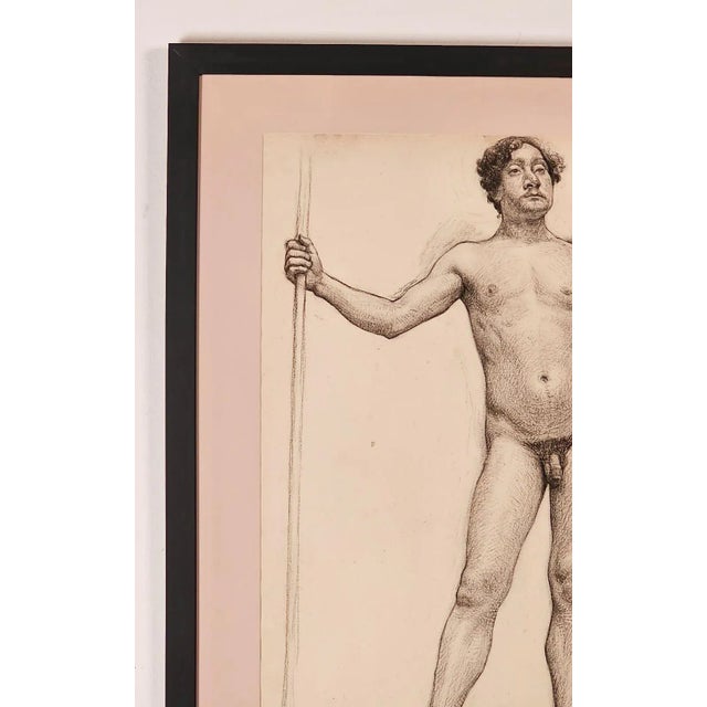 French École Des Beaux-Arts Academic Study, France, Circa 1880 For Sale - Image 3 of 6