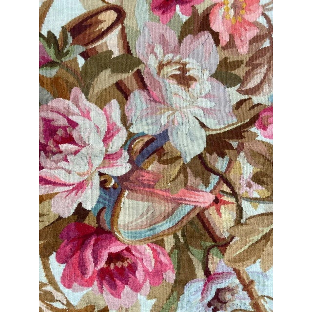 French Valance Aubusson Tapestry For Sale - Image 12 of 18