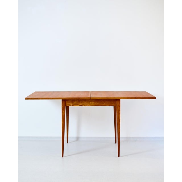 Extendable Walnut Dining Table, 1970s For Sale - Image 4 of 6