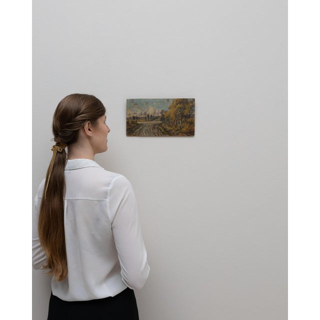 20th Century Belgian Landscape Painting For Sale - Image 17 of 18