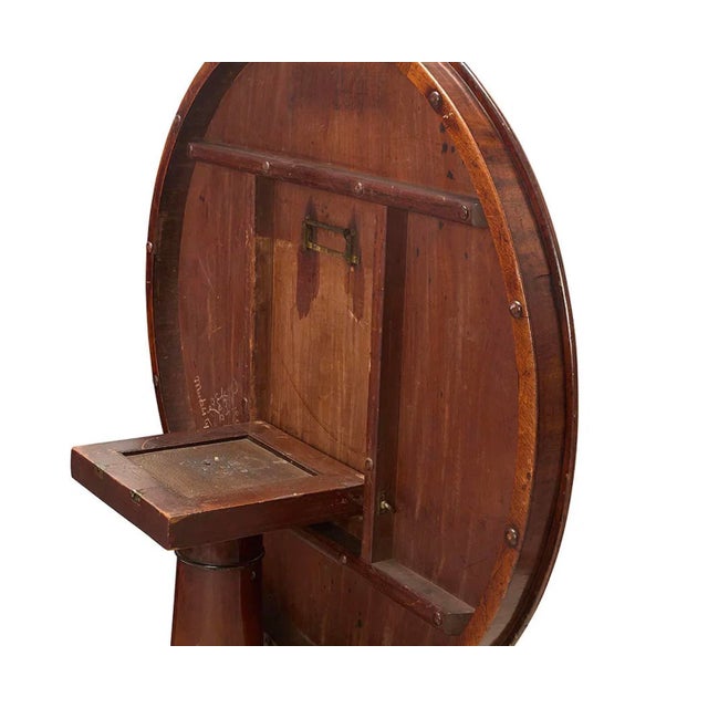 William IV Antique William IV Mahogany Regency Tilt Top Breakfast Table For Sale - Image 3 of 4