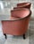 1930s Danish Deco Barrel Club Chairs - A Pair For Sale - Image 9 of 16
