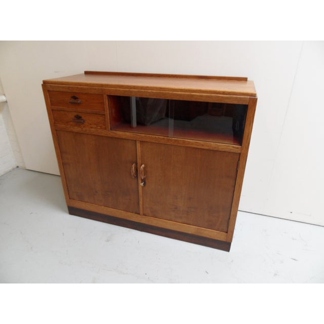Art Deco Oak Sideboard, 1920s For Sale - Image 3 of 11