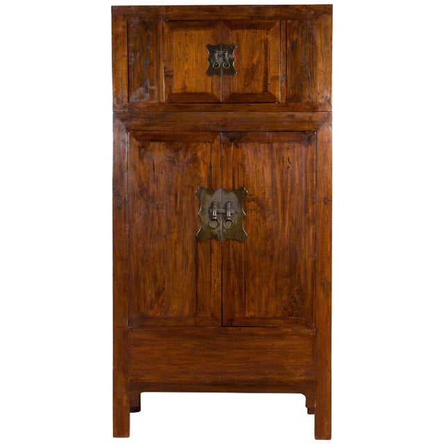 Chinese Qing Dynasty 19th Century Compound Cabinet with Drawers and Hidden Panel For Sale - Image 12 of 12