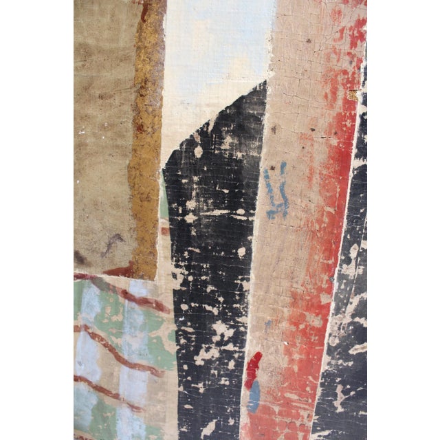 Surrealist Mixed Media Painting by Artist Jacques Lamy For Sale In Dallas - Image 6 of 9