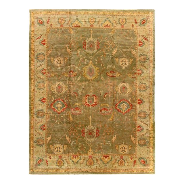 Pasargad DC Fine Hand Knotted Persian Sultanabad Design Rug For Sale