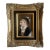 Antique Hand-Painted Porcelain Portrait Plaque Inscribed W. Menzler For Sale