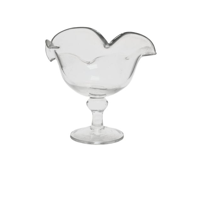 Postmodern Transparent Bowl on Stand, Poland, 1970s For Sale - Image 11 of 12