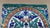 Early 20th Century Jugendstil Ceramic Tile Panel With Floral Motif, Early 20th Century. For Sale - Image 5 of 8