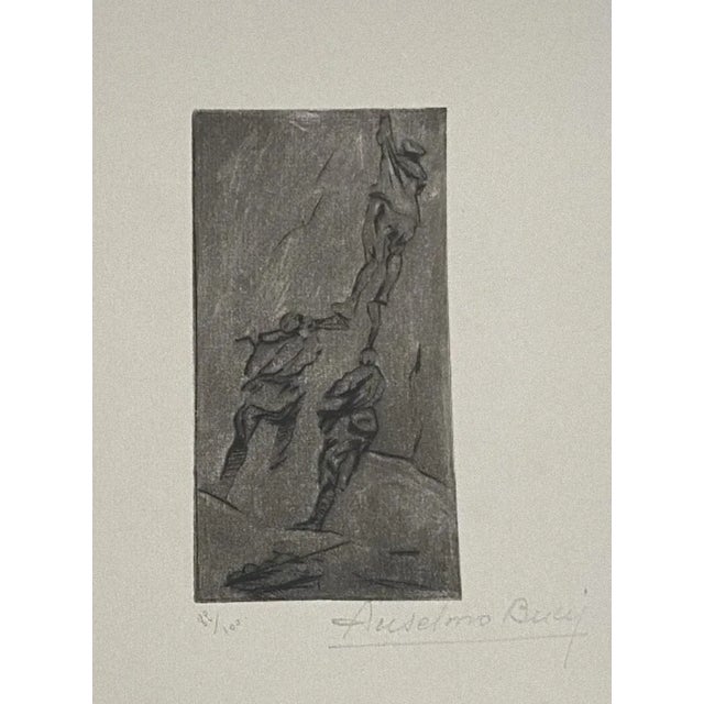 Anselmo Bucci, Military, Etching, 1917 For Sale - Image 3 of 3