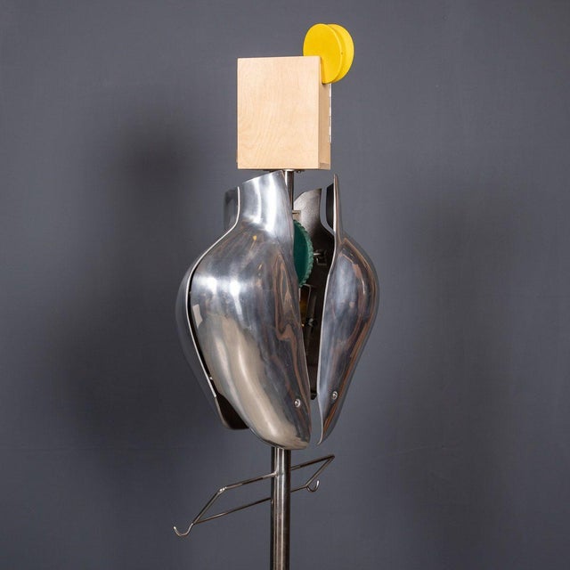 Polished Metal Torso Valet Stand, Circa 1980 For Sale - Image 15 of 18