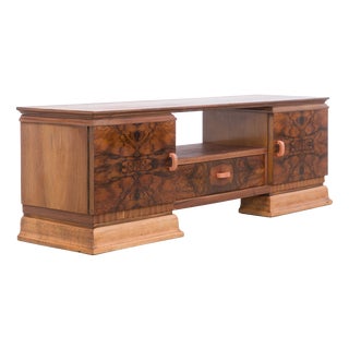 Art Deco Sideboard in Caucasian Walnut, 1920s For Sale