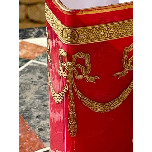 Glass Vases, Set of 2 For Sale - Image 12 of 13