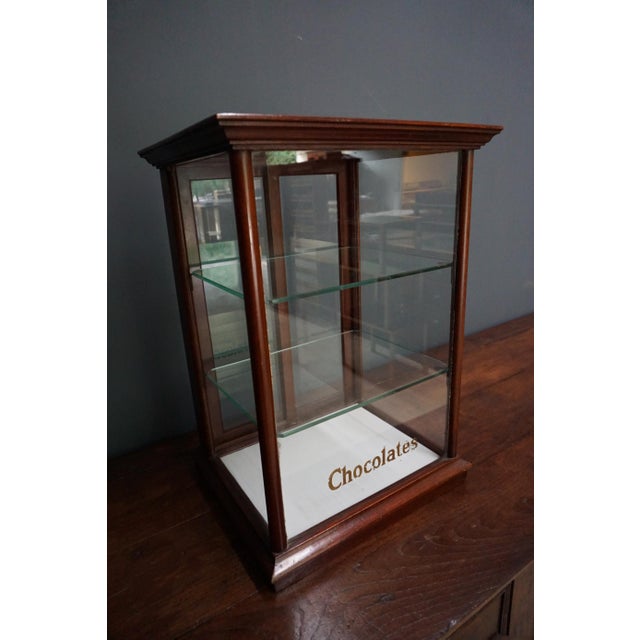 Antique Cadbury’s Chocolate Mahogany Display Cabinet, 1900s For Sale - Image 11 of 11