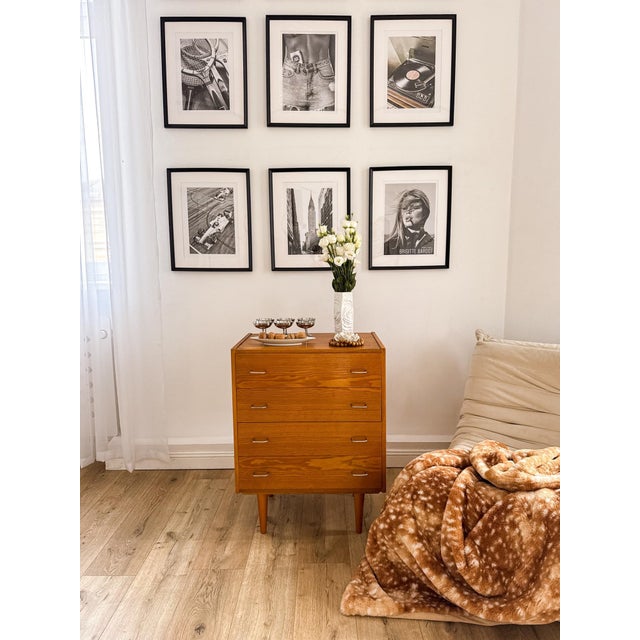 Mid-Century Modern Mid-Century Modern Chest of Drawers in Ash, Czechoslovakia, 1960s For Sale - Image 3 of 18