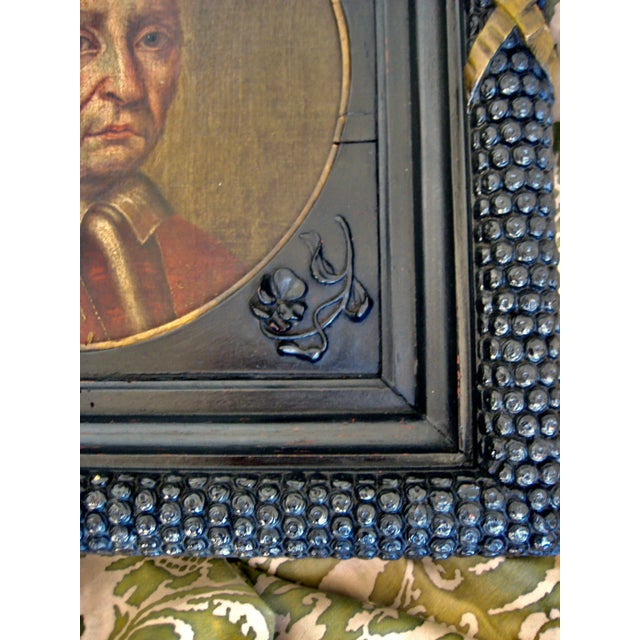 Antique Italian Realist Portrait Painting of a Pope, Framed For Sale - Image 9 of 13