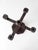 Vintage Spanish Revival Wood Candelabra Five Arm Candle Holder For Sale - Image 11 of 12