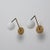 Vintage Italian Geometric Brass and Opaline Globe Wall Sconces, 1950s, Set of 2 For Sale - Image 14 of 14