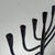 Mid-Century French Brutalist Hand-Forged Iron Seven-Light Candelabrum For Sale - Image 11 of 16