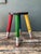 Vintage Multicolor Pencil Stool For Sale - Image 4 of 11