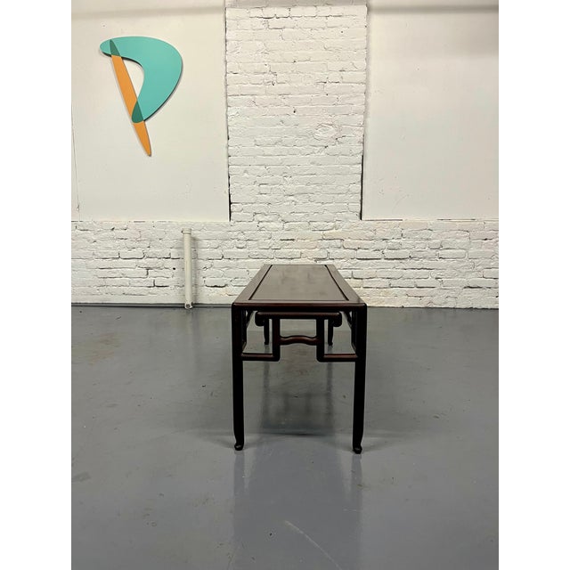 Chinese Late 20th Century Chinese Huali Rosewood Coffee Table For Sale - Image 3 of 7