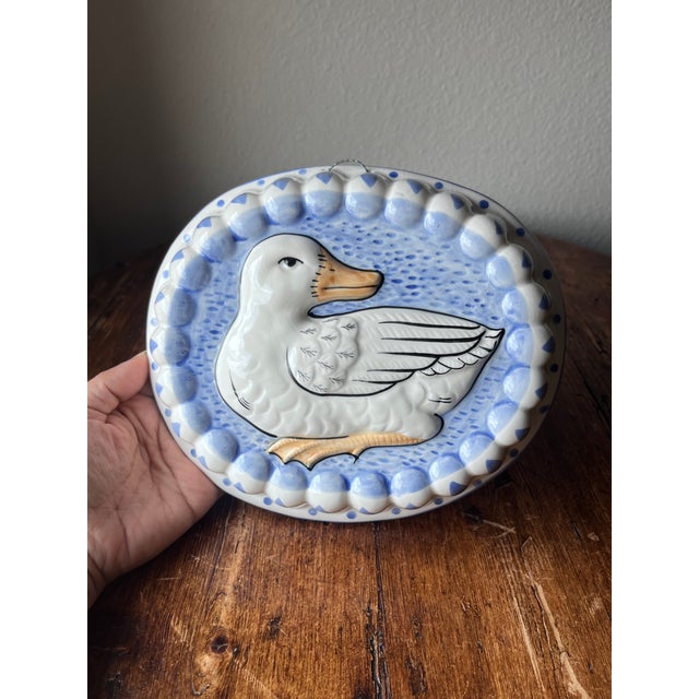 Sigma The Tastesetter Duck Design Mold Wall Decor 9.25” width, 2.25” depth and 7.75” height Crazing and chipping on the...