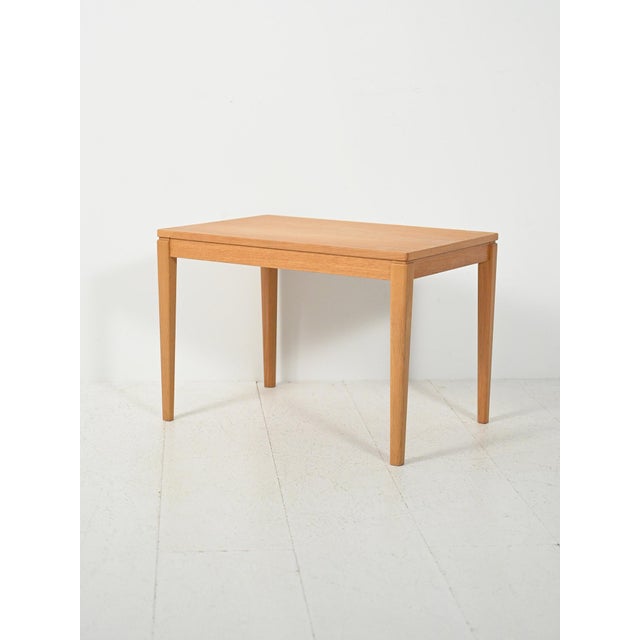 Brown Scandinavian Beech Coffee Table, 1960s For Sale - Image 8 of 8