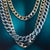 This oil painting depicts a close-up view of intertwined gold and diamond-encrusted chains, showcasing their intricate...
