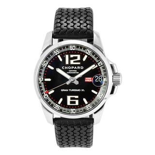 Chopard Mille Miglia Gran Turismo XL 44mm 16/8997 Rubber Steel Automatic Watch For Sale