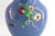 1950s VTG Chinese Cloisonne Vase Cobalt Blue Bird Peony Floral Chinoiserie, 10.25” T For Sale - Image 5 of 10