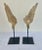 Distressed Neoclassical Wood Carved Wings on Iron Bases, Italy, 1900s For Sale - Image 4 of 8