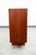 Mid Century Danish Modern Credenza Sideboard Oak Teak Drawers Madsen Bar Glass For Sale - Image 4 of 12