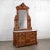 Antique Victorian Mirrored Dresser in Walnut & Burl Walnut With White Marble Top For Sale - Image 13 of 13