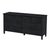 Black Flagstaff 64 in. W Rectangular Wood 8 Drawer Dresser, Black Cane For Sale - Image 8 of 8