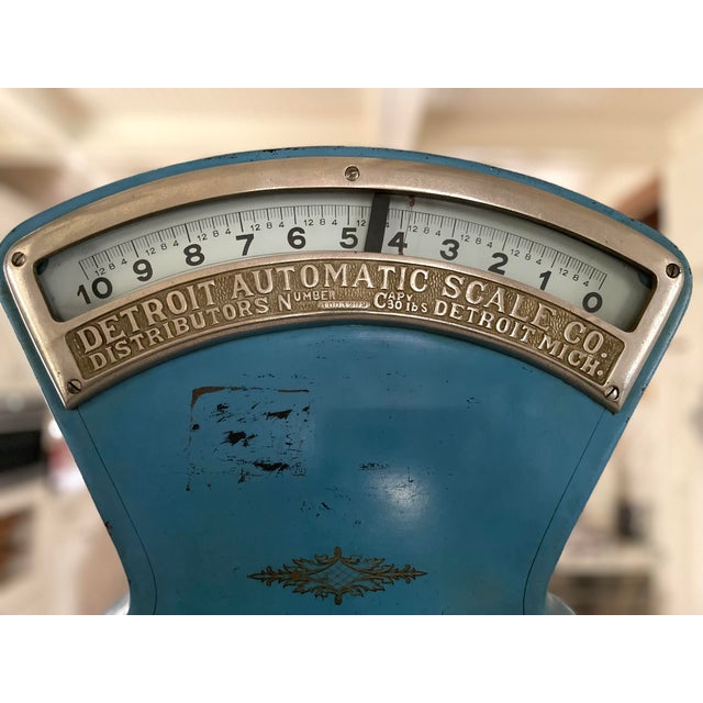 Metal Antique W F Stimpson Computing Scale For Sale - Image 7 of 17