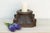 Indian Carved & Painted Teak Candle Holder For Sale - Image 3 of 6