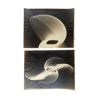 Spirograph Photographs - a Pair For Sale