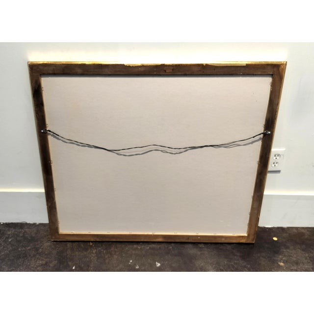 Red Large Framed Limited Run Charles Lapicque Lithograph "Le Tigre Dans La Jungle" Circa 1970 For Sale - Image 8 of 9