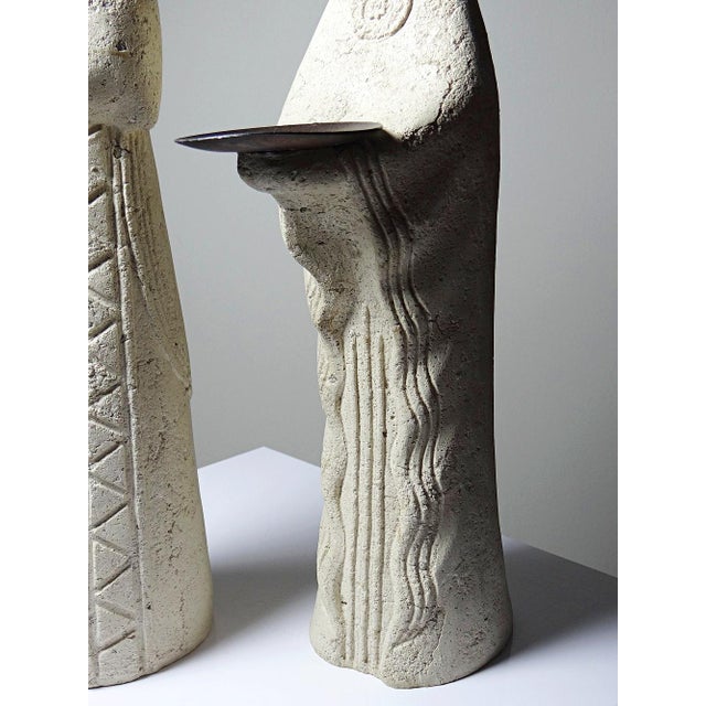 Akwe Priestess Candlesticks in African Style from Holländer, 2010s, Set of 2 For Sale - Image 13 of 16