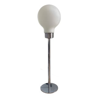 Bulbe Floor Lamp in Metal and Glass, 1980 For Sale