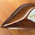 Wood Emil Milan Sculptural Bissilon Mahogany Leaf Shaped Vessel With Ceramic Inlay, 1960s For Sale - Image 7 of 8