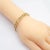 Tiffany and Co. Authentic Vintage Tiffany & Co. Yellow Gold Basket Weave Bracelet For Sale - Image 4 of 8