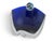 Mid-Century Modern Baccarat Crystal Cobalt Blue Oceanie Kaleidoscope Stopper Sculpture Vase For Sale - Image 3 of 18