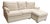 Ethan Allen Chaise Lounge Sectional For Sale