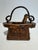 Mid 19th Century Antique Hand Carved Wooden Oil or Grease Carrier "Oil Purse" For Sale - Image 5 of 8