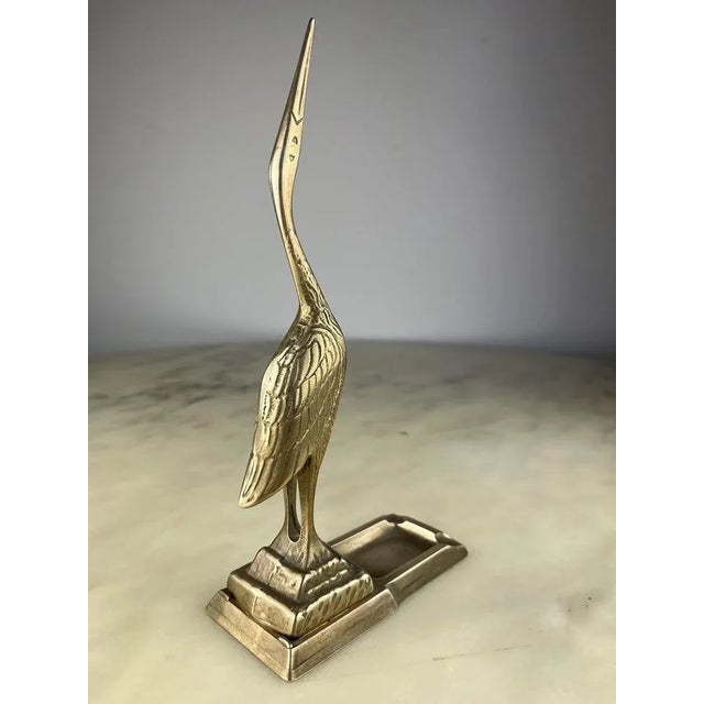Brass Flamingo Ashtray or Pot Holder, Italy, 1960s For Sale - Image 9 of 11