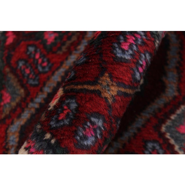 1970s Vintage Tribal Runner Handmade Rug 2.5x9.1 For Sale - Image 5 of 8