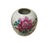 1970s Vintage Chinese Pink Peonies Round White Porcelain Pot Vase For Sale - Image 5 of 6