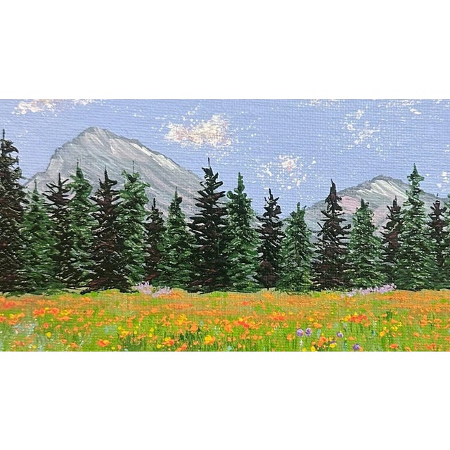 "A Summer Day" Contemporary Original Impressionist Style Landscape Painting by Deb Bossert For Sale - Image 4 of 8