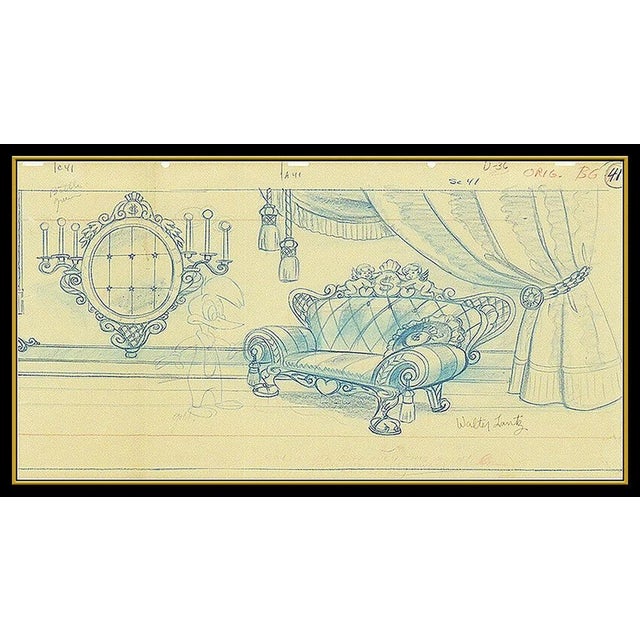Message us to inquire about custom framing options! (Included for free with every purchase) Walter Lantz Authentic &...